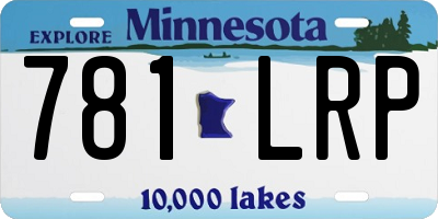 MN license plate 781LRP