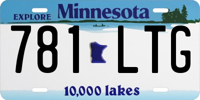 MN license plate 781LTG