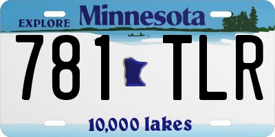 MN license plate 781TLR