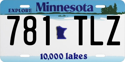 MN license plate 781TLZ
