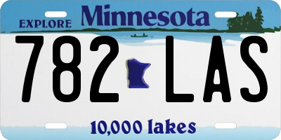 MN license plate 782LAS