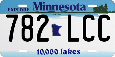 MN license plate 782LCC