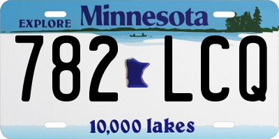 MN license plate 782LCQ