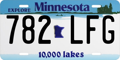 MN license plate 782LFG