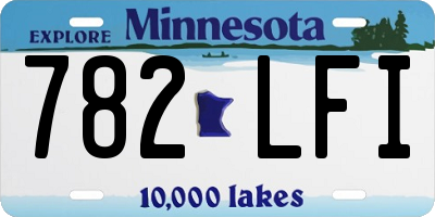 MN license plate 782LFI
