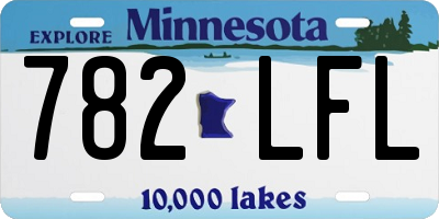 MN license plate 782LFL