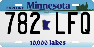 MN license plate 782LFQ