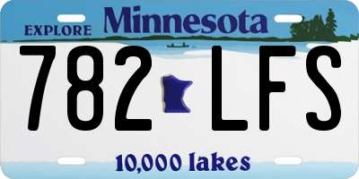 MN license plate 782LFS
