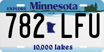MN license plate 782LFU