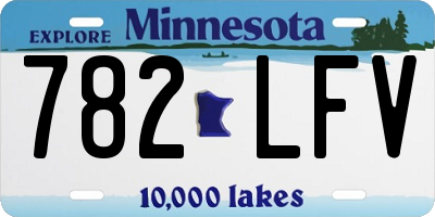 MN license plate 782LFV