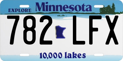 MN license plate 782LFX