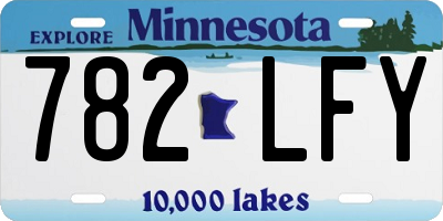 MN license plate 782LFY