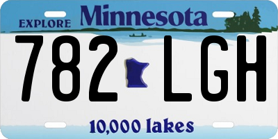 MN license plate 782LGH