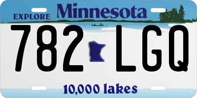 MN license plate 782LGQ