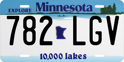 MN license plate 782LGV