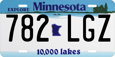 MN license plate 782LGZ