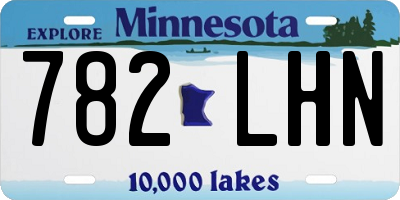 MN license plate 782LHN