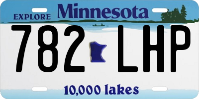 MN license plate 782LHP