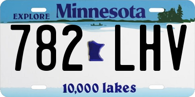 MN license plate 782LHV