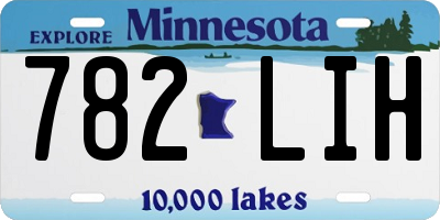 MN license plate 782LIH