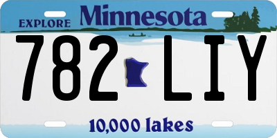 MN license plate 782LIY