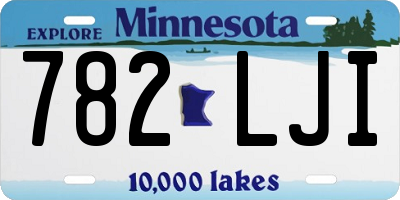 MN license plate 782LJI
