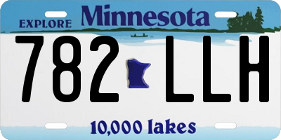 MN license plate 782LLH