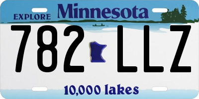 MN license plate 782LLZ