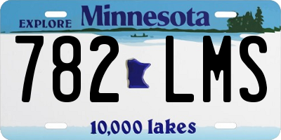 MN license plate 782LMS