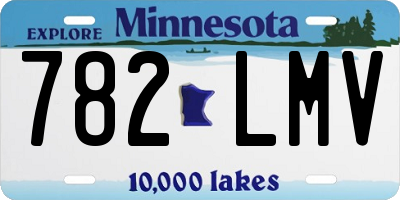 MN license plate 782LMV