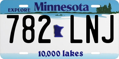 MN license plate 782LNJ