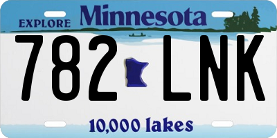 MN license plate 782LNK