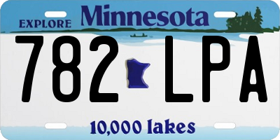 MN license plate 782LPA