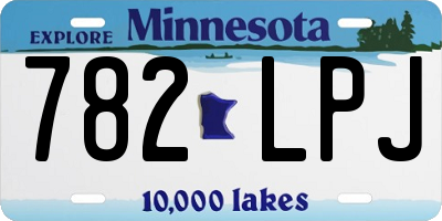MN license plate 782LPJ