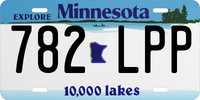 MN license plate 782LPP