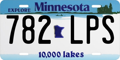 MN license plate 782LPS