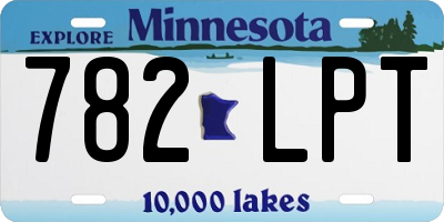 MN license plate 782LPT
