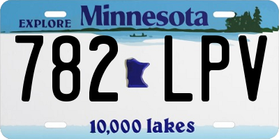 MN license plate 782LPV