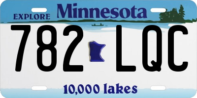MN license plate 782LQC