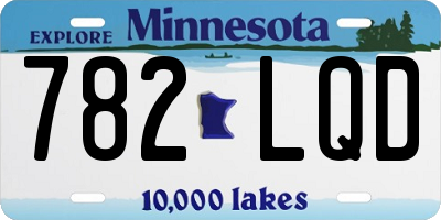 MN license plate 782LQD
