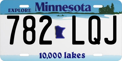 MN license plate 782LQJ