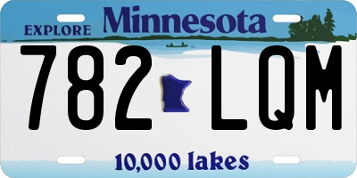 MN license plate 782LQM