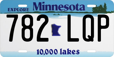 MN license plate 782LQP