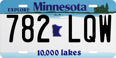MN license plate 782LQW