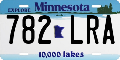 MN license plate 782LRA