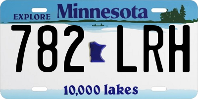 MN license plate 782LRH