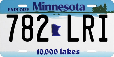 MN license plate 782LRI