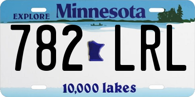 MN license plate 782LRL