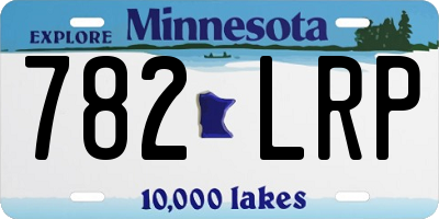 MN license plate 782LRP