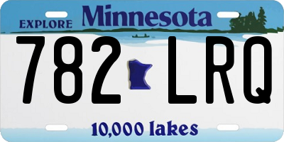 MN license plate 782LRQ